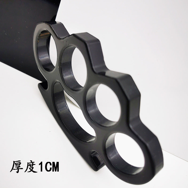 Survival finger buckle, four-finger tool, alloy fist buckle USA brass knuckle gloves