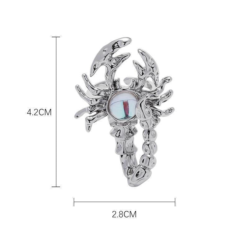 Moonstone Scorpion Ring