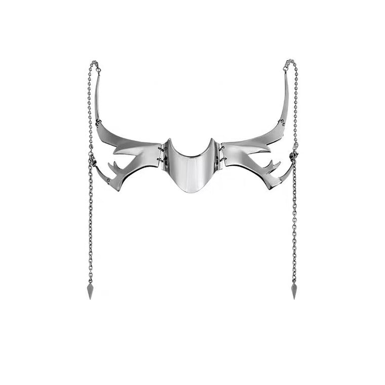 Mechanical Face Mask Halloween Mask Lip Ring
