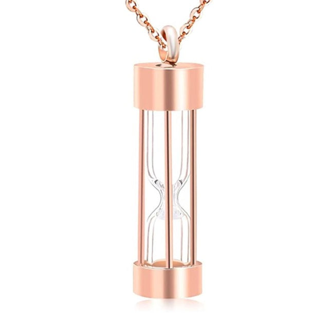 Eternity Memory Hourglass Urn Necklace