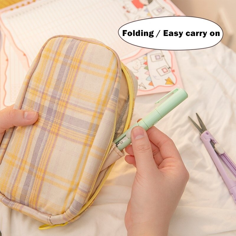 Ceramic Portable Size Folding Scissor Pen for Paper Work Diary School - BFF-GIFTS