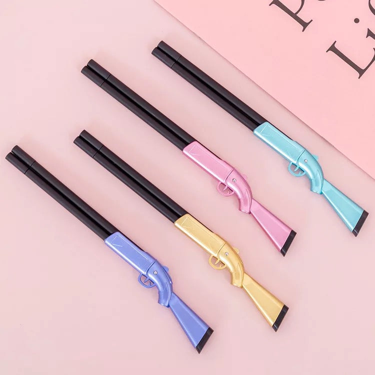 Double-Barreled Shotgun Water Signature Gel Ink Pen