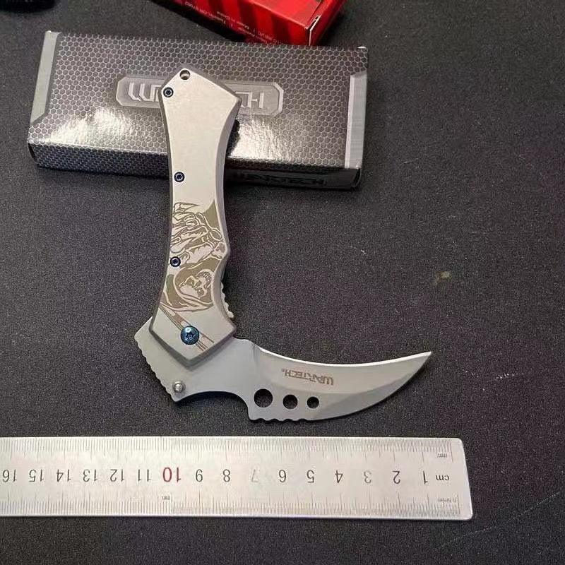 Death Scythe Folding Knife Cool Knife impress Your Friends - BFF-GIFTS