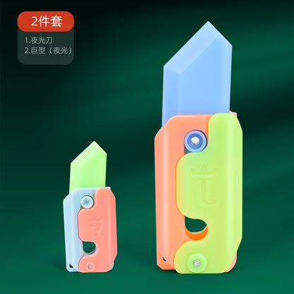 Carrot Knife Toy Authentic Internet Celebrity Popular Anti-Gravity Carrot Knife Children's Stress Reducing Artifact Stress Reducing Carrot Knife