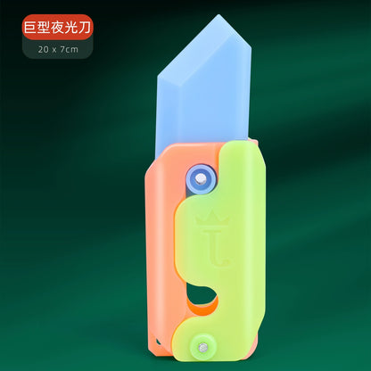 Carrot Knife Toy Authentic Internet Celebrity Popular Anti-Gravity Carrot Knife Children's Stress Reducing Artifact Stress Reducing Carrot Knife