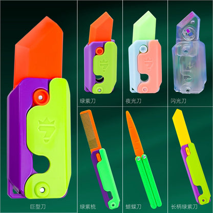 Carrot Knife Toy Authentic Internet Celebrity Popular Anti-Gravity Carrot Knife Children's Stress Reducing Artifact Stress Reducing Carrot Knife