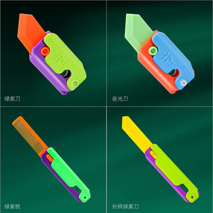 Carrot Knife Toy Authentic Internet Celebrity Popular Anti-Gravity Carrot Knife Children's Stress Reducing Artifact Stress Reducing Carrot Knife