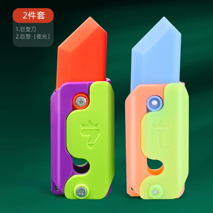 Carrot Knife Toy Authentic Internet Celebrity Popular Anti-Gravity Carrot Knife Children's Stress Reducing Artifact Stress Reducing Carrot Knife