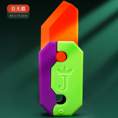 Carrot Knife Toy Authentic Internet Celebrity Popular Anti-Gravity Carrot Knife Children's Stress Reducing Artifact Stress Reducing Carrot Knife