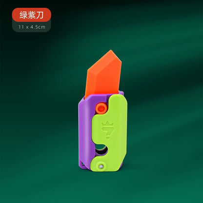 Carrot Knife Toy Authentic Internet Celebrity Popular Anti-Gravity Carrot Knife Children's Stress Reducing Artifact Stress Reducing Carrot Knife