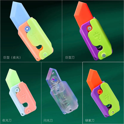 Carrot Knife Toy Authentic Internet Celebrity Popular Anti-Gravity Carrot Knife Children's Stress Reducing Artifact Stress Reducing Carrot Knife