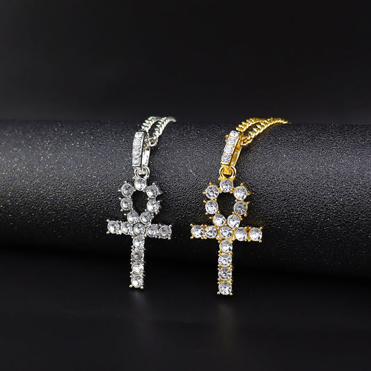 Cross Diamond Necklace Hip Hop Necklace