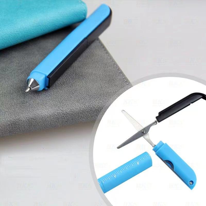 Scissor utility knife Pen Ruler 4 in 1 For School For Self Defense ...