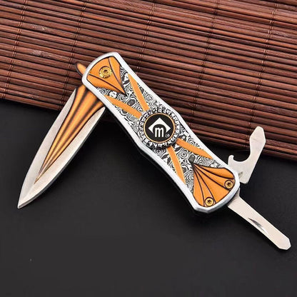 Fidget Spinner Knife Pocket Fingertip Gyro Flip Knife