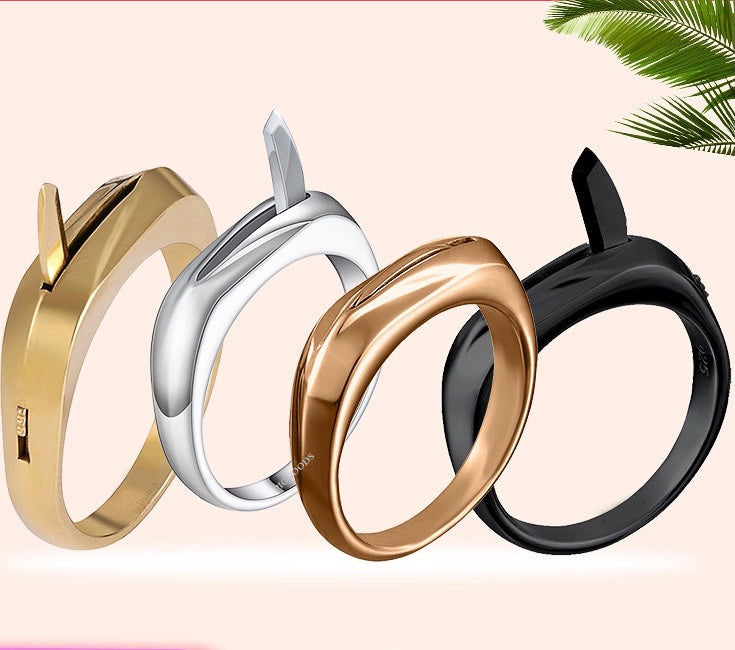 Women Girls Self-Defense Rings Invisible Multifunctional Rings – BFFGifts