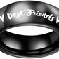 1pc Best Friends Ring Engraved Name Date BFF Friendship Ring