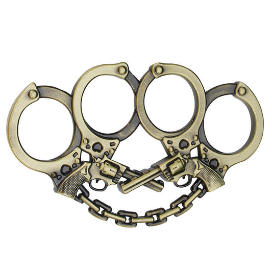 丨 Cool Gun Brass Knuckle For Self Defense