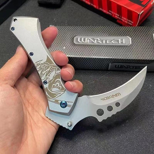 Death Scythe Folding Knife Cool Knife impress Your Friends - BFF-GIFTS