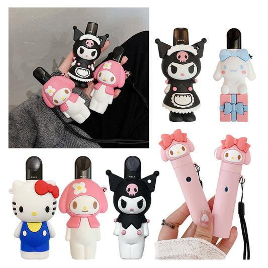 丨Kawaii My Melody Kuromi Cinnamoroll E-cigarette Protective Vape Case